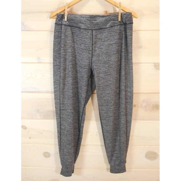 Lucy Women's size M Jogger Pants Heather Gray Pull-on Activewear - Picture 1 of 9